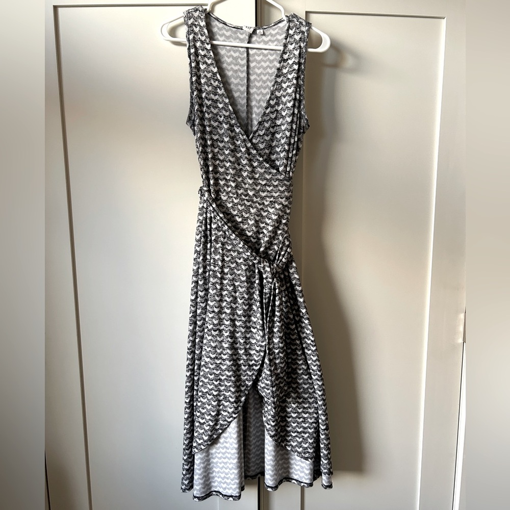 Heavy Knit Sleeveless Wrap Dress, Size M by Gap